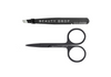 Eyebrow Scissors and Tweezers with Comb Set
